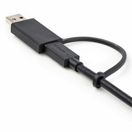 1m Hybrid USB-C Cable w/ USB-A Adapter