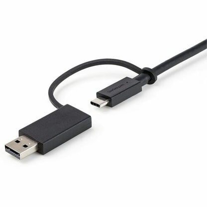 1m Hybrid USB-C Cable w/ USB-A Adapter