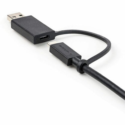 1m Hybrid USB-C Cable w/ USB-A Adapter