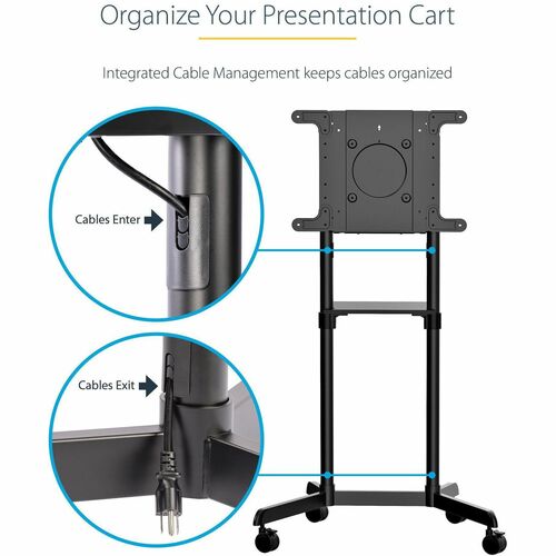 Mobile TV Cart/Stand 37-70in VESA Mount