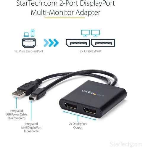 MST Hub - mDP to 2x DisplayPort