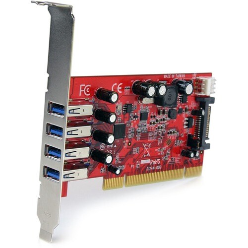 4 Port PCI USB 3.0 Card w/ SATA Power