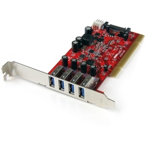 4 Port PCI USB 3.0 Card w/ SATA Power