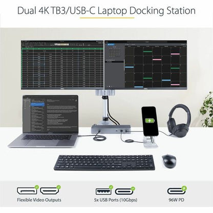 Thunderbolt 3 Dock USB-C /Dual 4K/96W PD