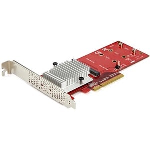 Dual M.2 PCIe SSD Adapter - x8 PCIe 3.0