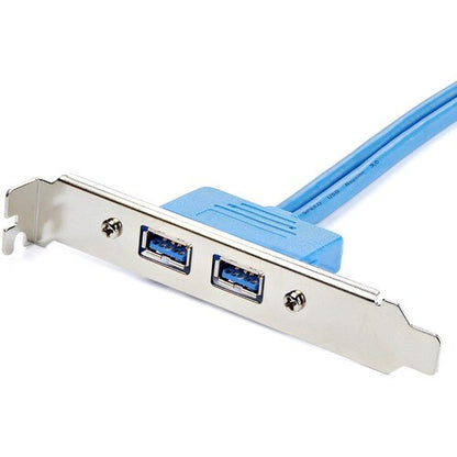 2 Port USB 3 A Female Slot Plate Adapter