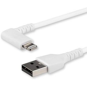 Cable - White Angled Lightning to USB 2m