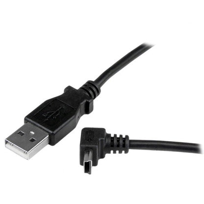 1m USB to Up Angle Mini USB Cable