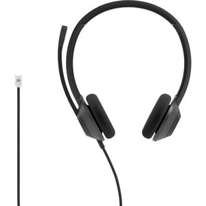 Headset 322 Wired Dual On-Ear Carbon Bla