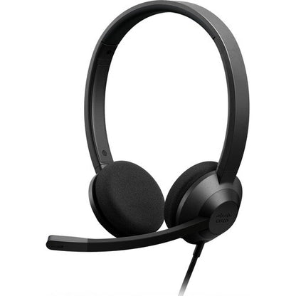 Headset 322 Wired Dual On-Ear Carbon Bla