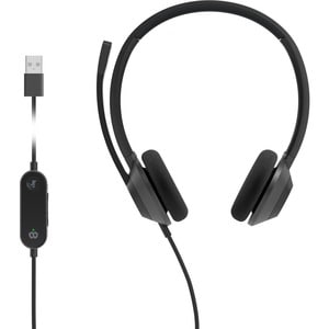 Headset 322 Wired Dual On-Ear Carbon Bla