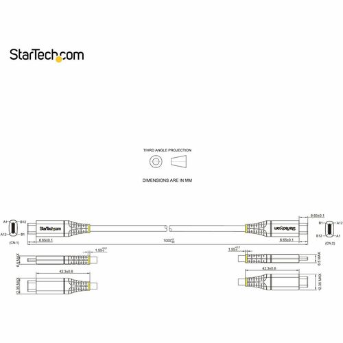 3ft USB C Cable 10Gbps USB-IF Certified