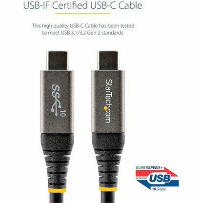 3ft USB C Cable 10Gbps USB-IF Certified