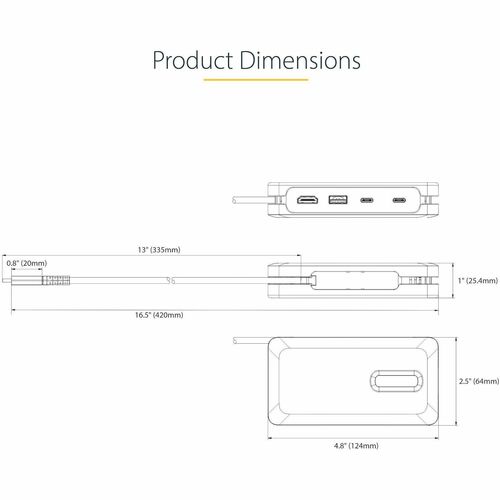 USB-C Multiport Adapter 4K 60Hz HDMI PD