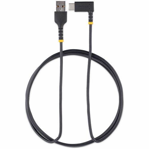 6ft USB A to C Charging Cable Angled