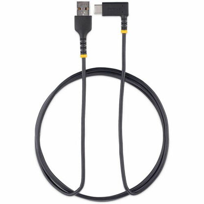 6ft USB A to C Charging Cable Angled