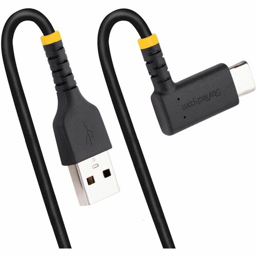 6ft USB A to C Charging Cable Angled