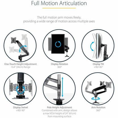 Desk Mount Monitor Arm for 32in Display