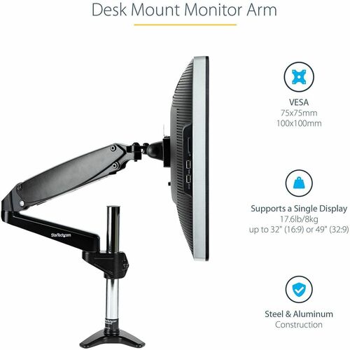 Desk Mount Monitor Arm for 32in Display