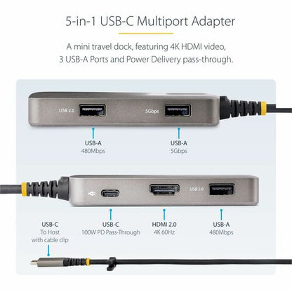 USB-C Multiport Adapter HDMI USB Hub