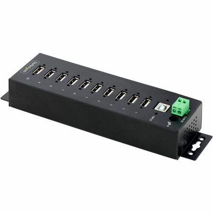 10-Port Industrial USB 2.0 HUB Metal