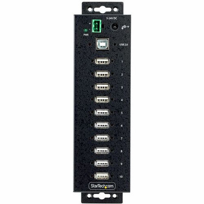 10-Port Industrial USB 2.0 HUB Metal