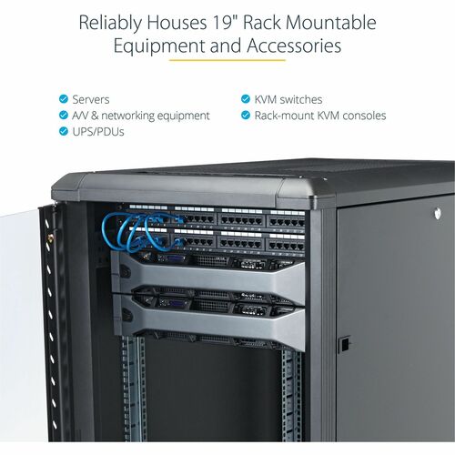 32U Server Rack Cabinet Adjustable Depth