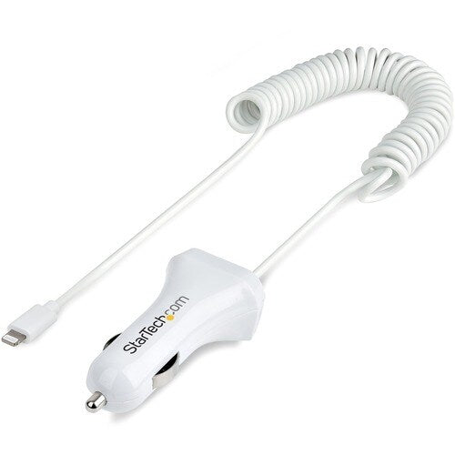 Lightning Car Charger w/ Cable 2 Ports