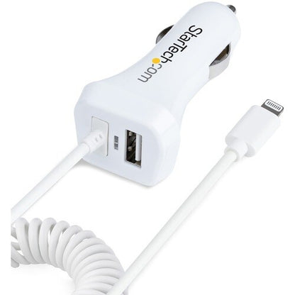 Lightning Car Charger w/ Cable 2 Ports