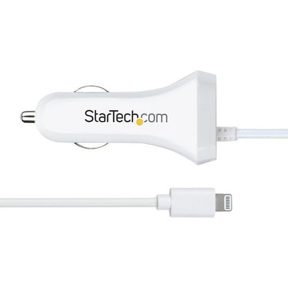 Lightning Car Charger w/ Cable 2 Ports