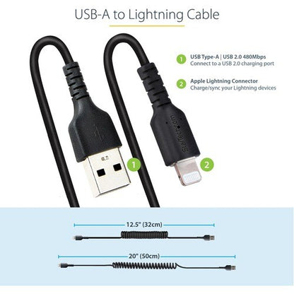 USB to Lightning Cable - 50cm (20in) Coi