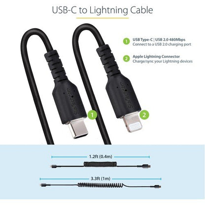 USB C to Lightning Cable -  1m (3.3ft) C