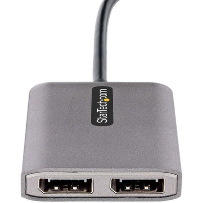 2-Port USB-C to DisplayPort MST Hub 4K