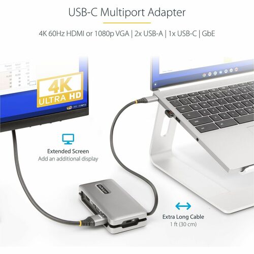 USB-C MULTIPORT ADAPTER HDMI/VGA HUB