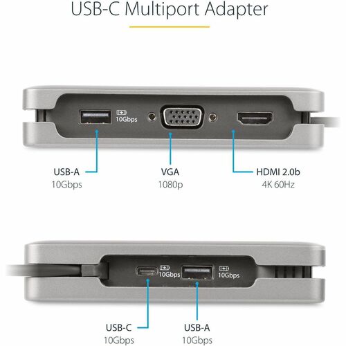 USB-C MULTIPORT ADAPTER HDMI/VGA HUB