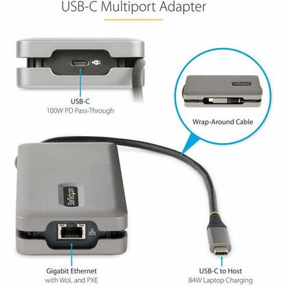 USB-C MULTIPORT ADAPTER HDMI/VGA HUB