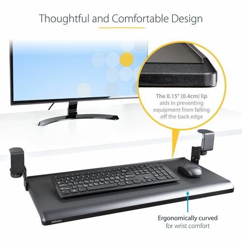 Under-Desk Keyboard Tray Adjustable