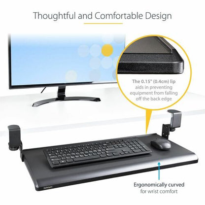 Under-Desk Keyboard Tray Adjustable