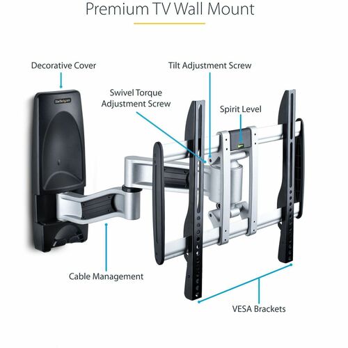 Corner Articulating TV Wall Mount VESA