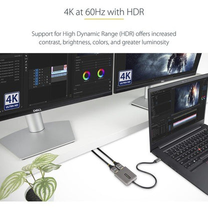 USB-C to Dual HDMI MST HUB 4K 60Hz