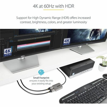 DP to Dual HDMI MST HUB 4K 60Hz DP 1.4