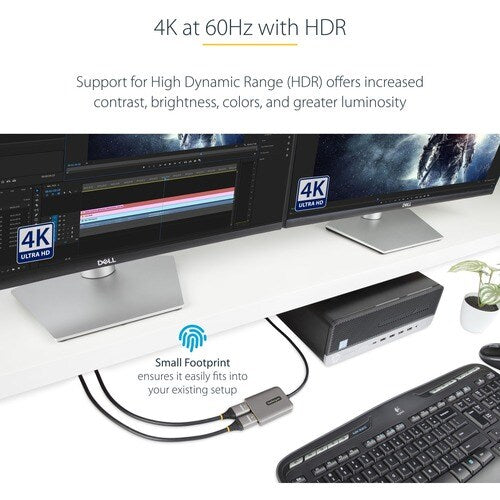 DP to Dual HDMI MST HUB 4K 60Hz DP 1.4