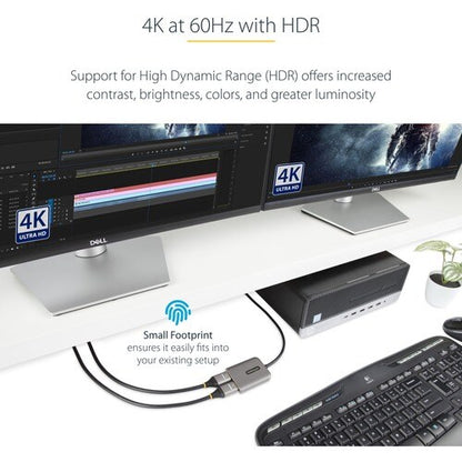 DP to Dual HDMI MST HUB 4K 60Hz DP 1.4