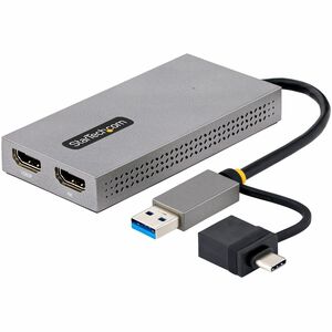 USB to Dual HDMI Adapter 4K30Hz + 1080p