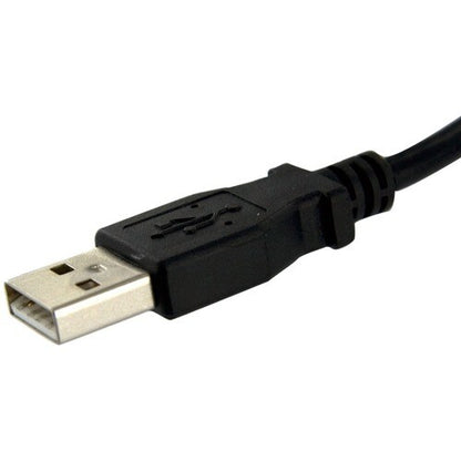 3 ft Panel Mount USB Cable A to A - F/M