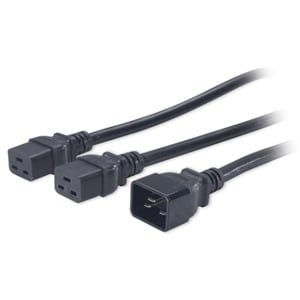 Power Cord Splitter C20 to (2)C19 1.8m