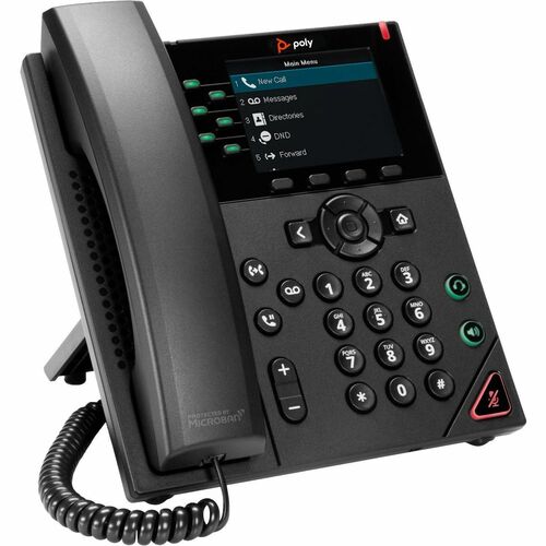 VVX 350 6-LINE BIZ-IP-PHONE DUAL 10/100/