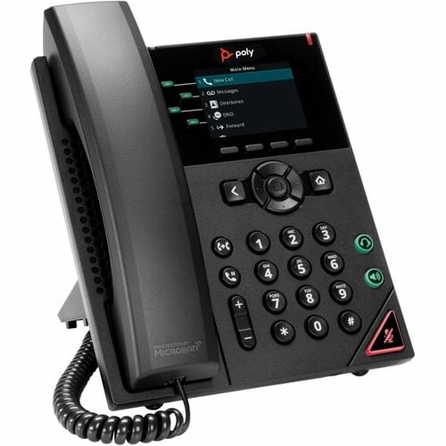 HP POLY VVX 250 4-LINE IP PHONE