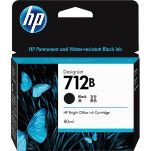 HP 712B 80ml Black Ink Cartridge