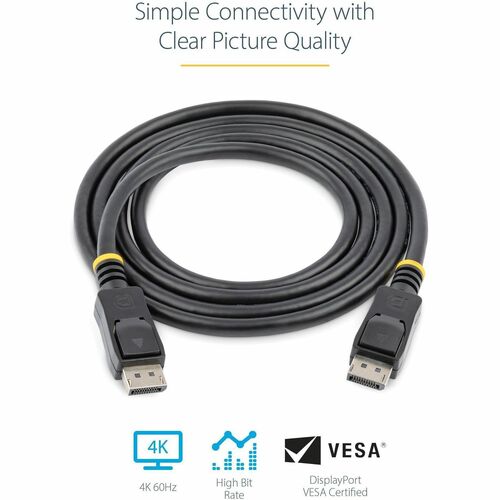 6 ft DisplayPort Cable w/ Latches